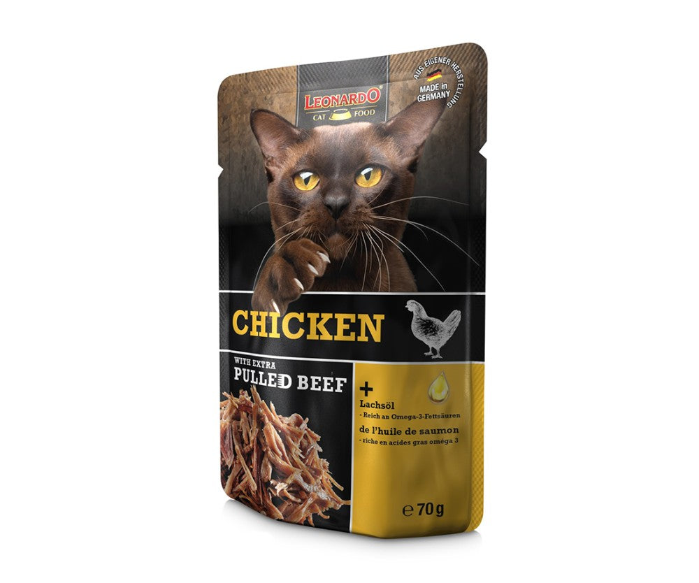 Leonardo CHICKEN - Pollo y Extra Pulled Ternera (16 x 70 g)