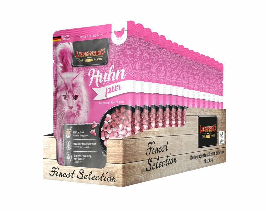 Leonardo Puro en Pollo (16 x 85 g)